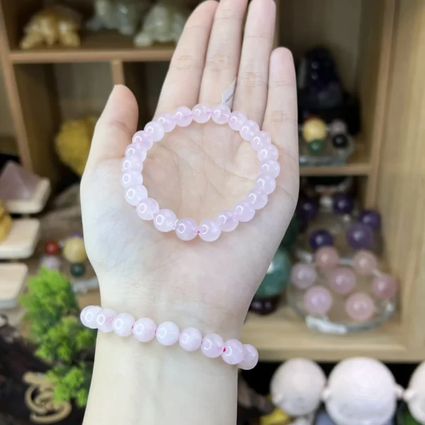 Chuỗi vòng đá thạch anh hồng