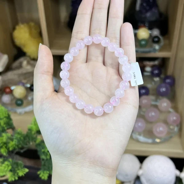 Vòng Chuỗi Đá Thạch Anh Hồng