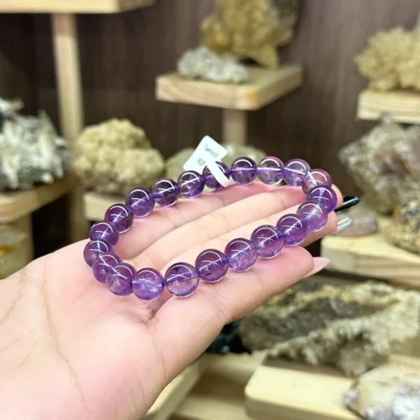 Chuỗi Đá Thạch Anh Tím Size 8mm – 13mm