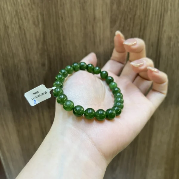 Chuỗi Đeo Tay Ngọc Bích Size 7mm đến 12mm