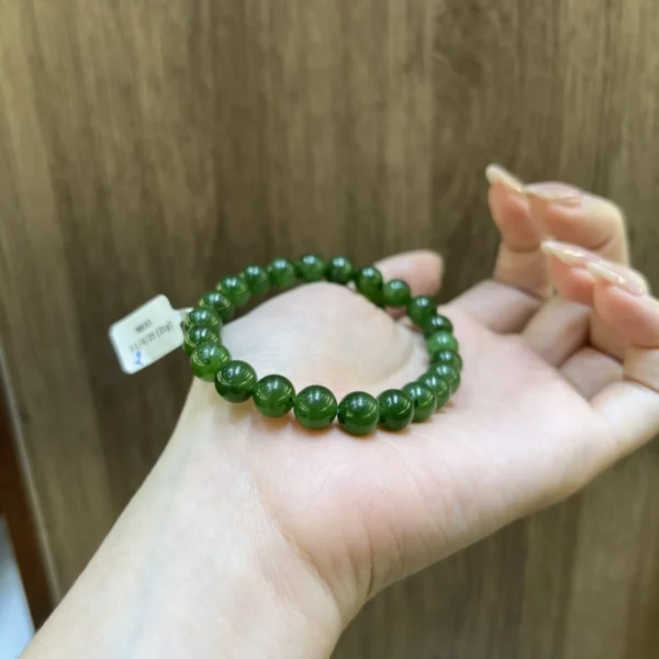 Chuỗi Đeo Tay Ngọc Bích Size 7mm đến 12mm