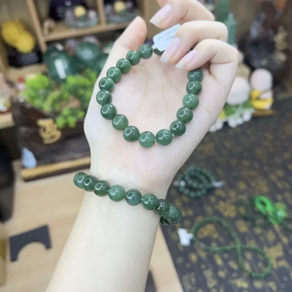 Chuỗi Vòng Tay Đá Ngọc Bích 39