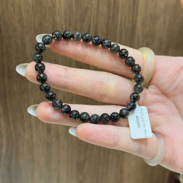 Chuỗi Thạch Anh Tóc Đen Size 6mm