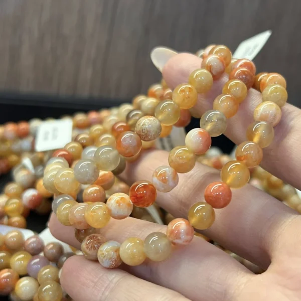 Chuỗi đơn San Hô đa sắc Size 6mm Chuỗi đơn San Hô đa sắc Size 6mm