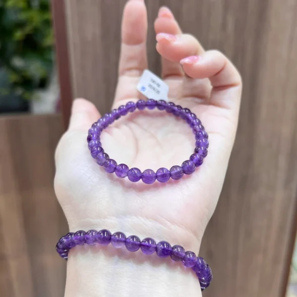 Chuỗi thạch anh tím size 6mm