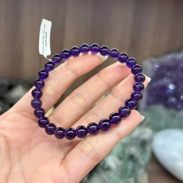 Chuỗi thạch anh tím size 6mm