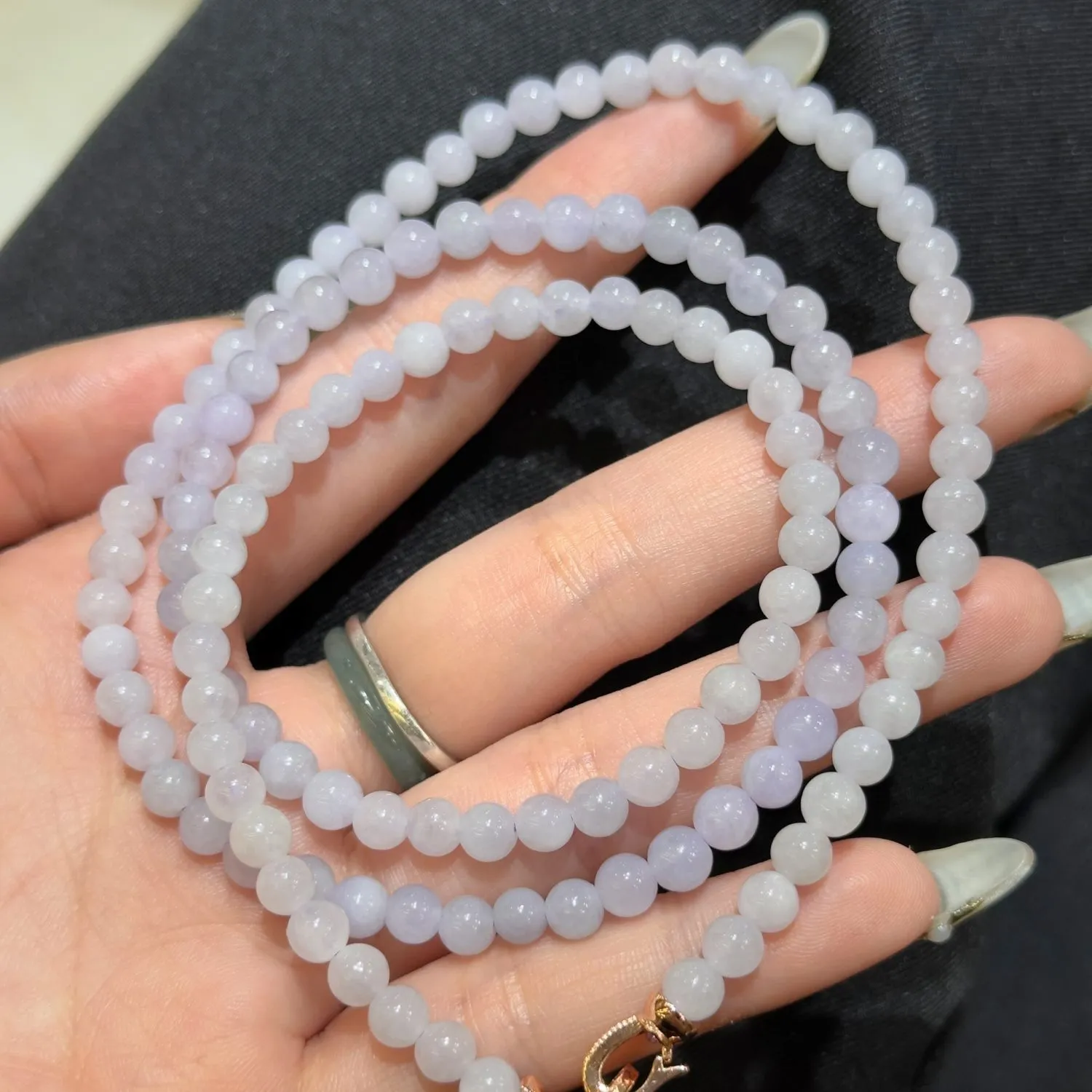 Chuỗi cẩm thạch tím không kén mệnh