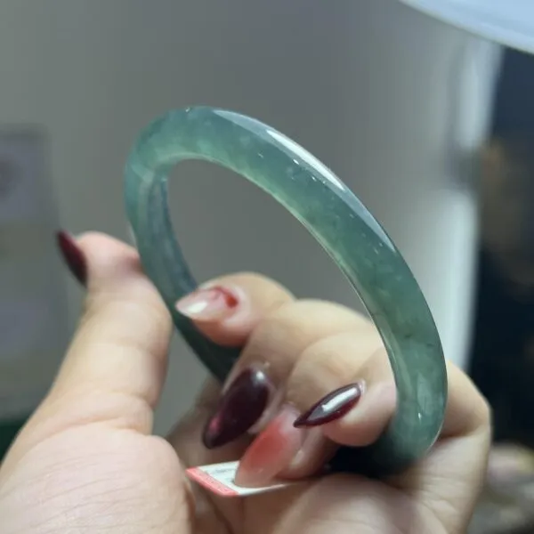 Vòng Cẩm thạch Ngọc lam đũa mỏng