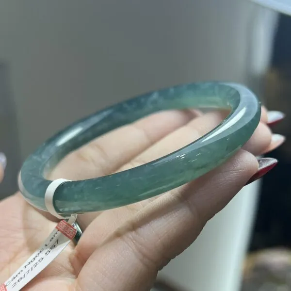 Vòng Cẩm thạch Ngọc lam đũa mỏng