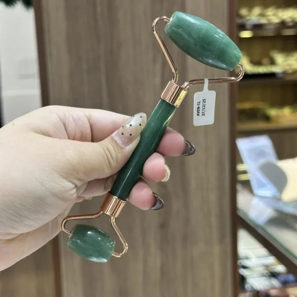 Cây lăn mặt Aventurine tự nhiên