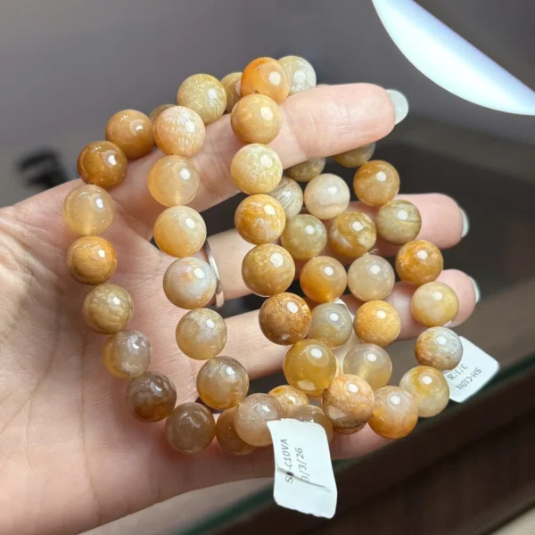 Chuỗi San Hô Vàng Size 8mm, 10mm, 12mm
