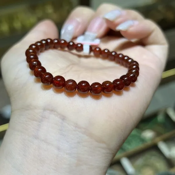 Chuỗi Garnet đeo tay Size 6mm