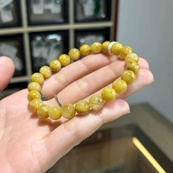 Chuỗi Thạch Anh Tóc Vàng đa dạng size hạt