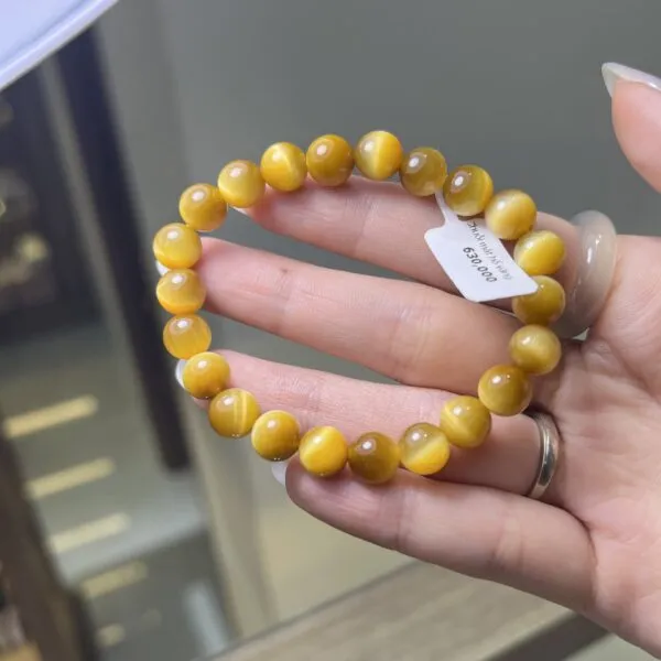 Chuỗi Mắt hổ vàng Size 8mm – 10mm