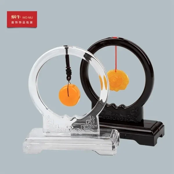 Khung tròn trưng mặt dây - Đen - Ảnh 3