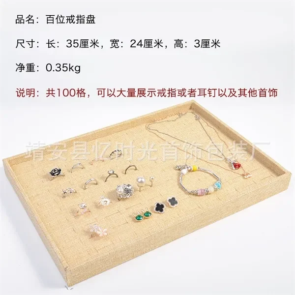 Khay vải vàng- 100 khe nhẫn