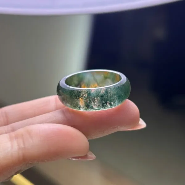 Nhẫn đá Băng Ngọc Thủy Tảo