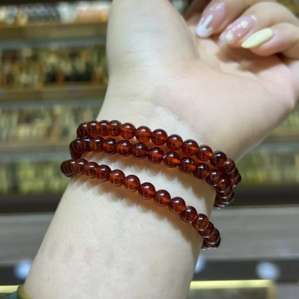 Chuỗi quấn tay Garnet Size 6mm