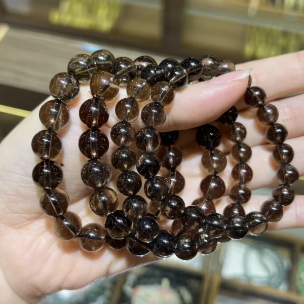 Chuỗi Thạch Anh Khói Size hạt 8mm – 10mm