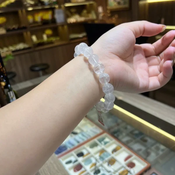 Chuỗi Thạch Anh Trắng đa dạng size hạt