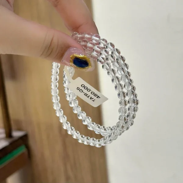 Alternative view of Chuỗi quấn Thạch Anh Trắng size 5mm đến 6.5mm