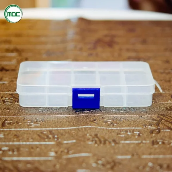 Hộp nhựa đựng charm đựng phụ kiện 10 Ô và 15 Ô