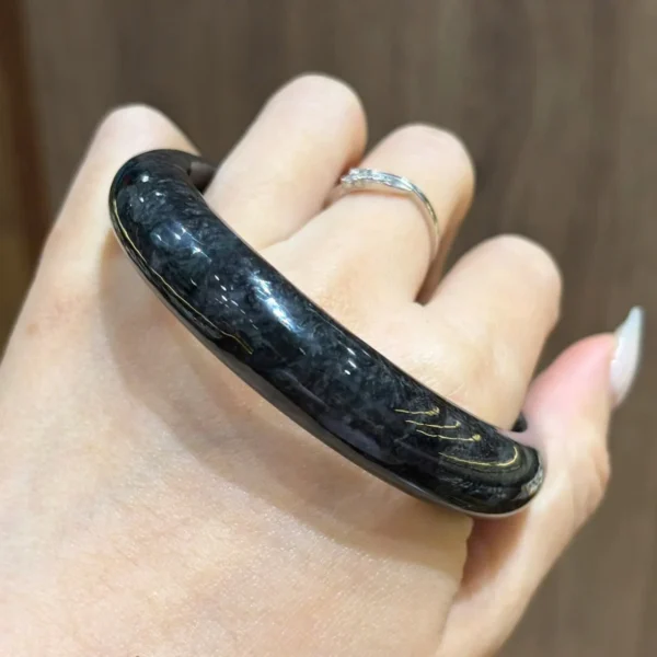 Vòng Cẩm Thạch Gà Đen - Ảnh 5