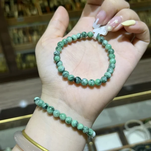 Chuỗi Cẩm Thạch Sơn Thủy Size hạt 6mm - Ảnh 6