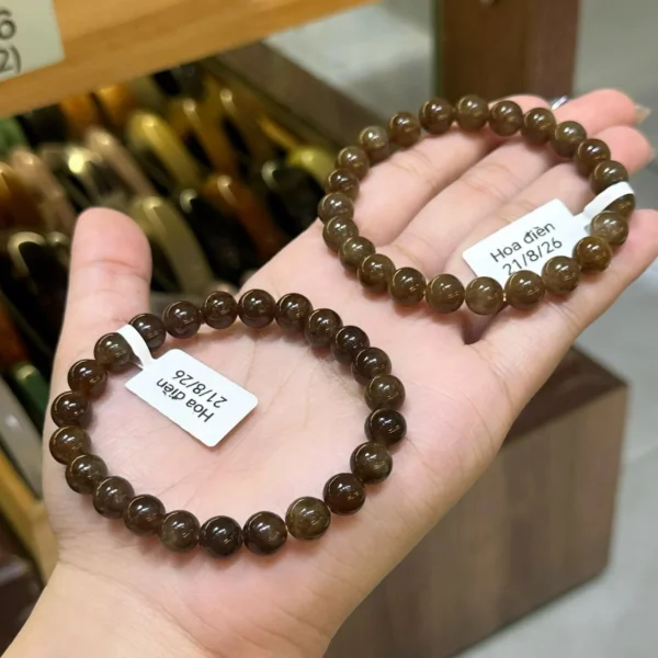Chuỗi Ngọc Hòa Điền Mật Size Hạt 8mm-9mm - Ảnh 3
