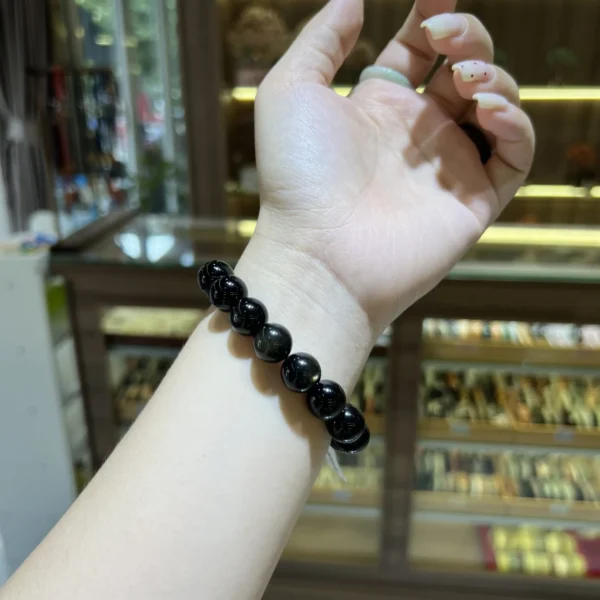 Chuỗi Obsidian nhũ vàng đa dạng size hạt Chuỗi Obsidian nhũ vàng đa dạng size hạt - Ảnh 6